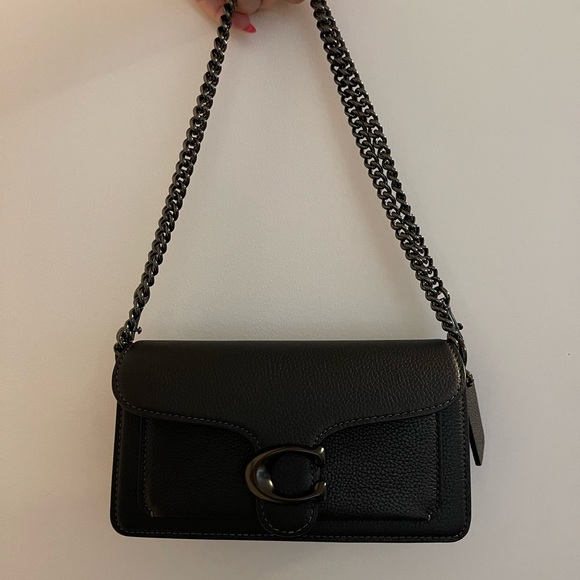 Coach Tabby 20 in Black/Pewter - Picture 2 of 4